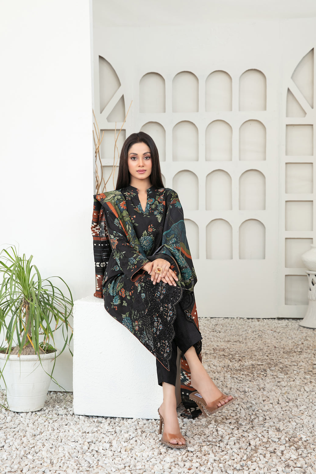 HARIKA 3 Piece Collection By Tawakkal Fabrics | D-4048