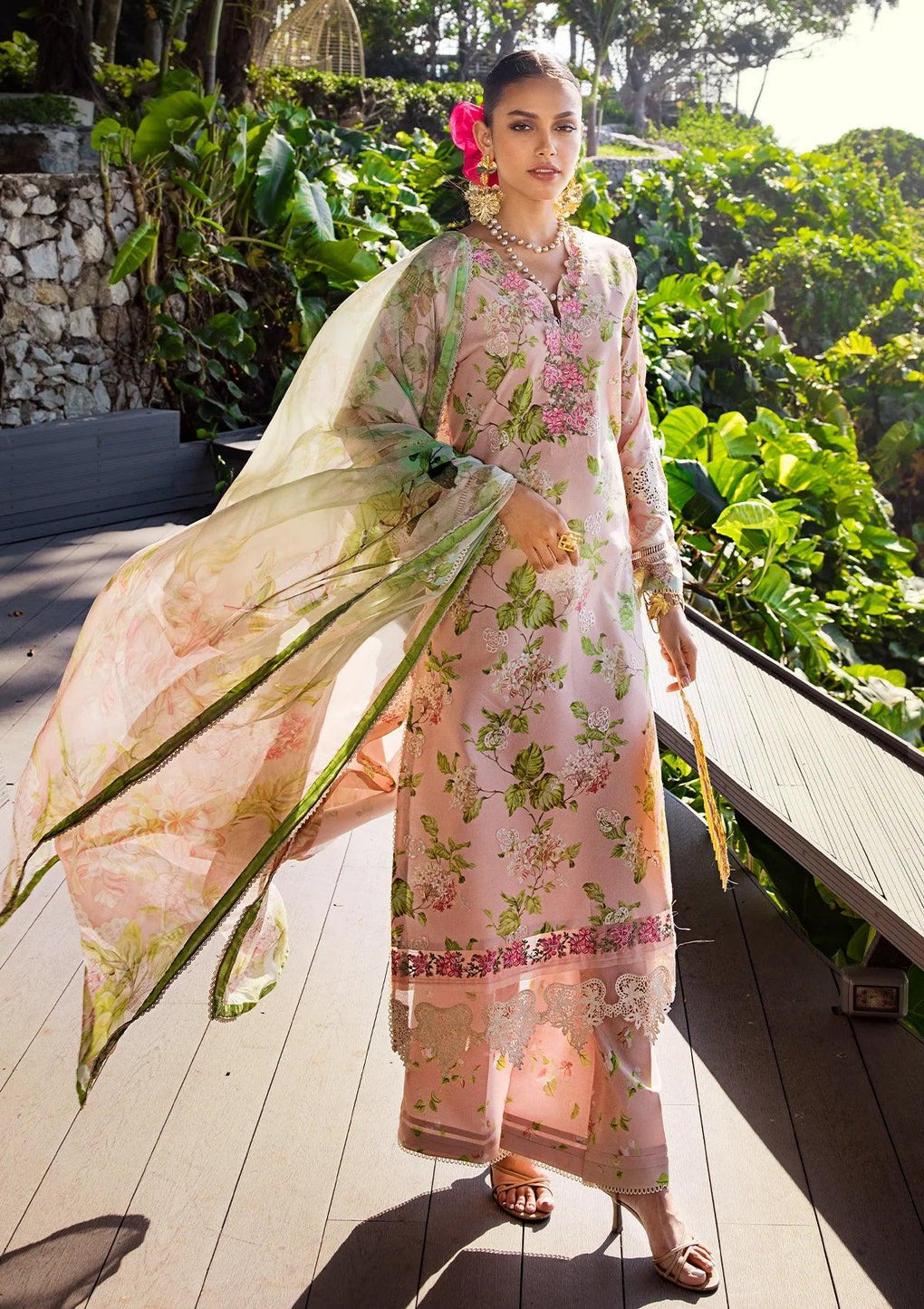 ELAF SIGNATURE 2024 - EMBROIDERED LAWN COLLECTION-ESL-05B DELIGHT DRAPE