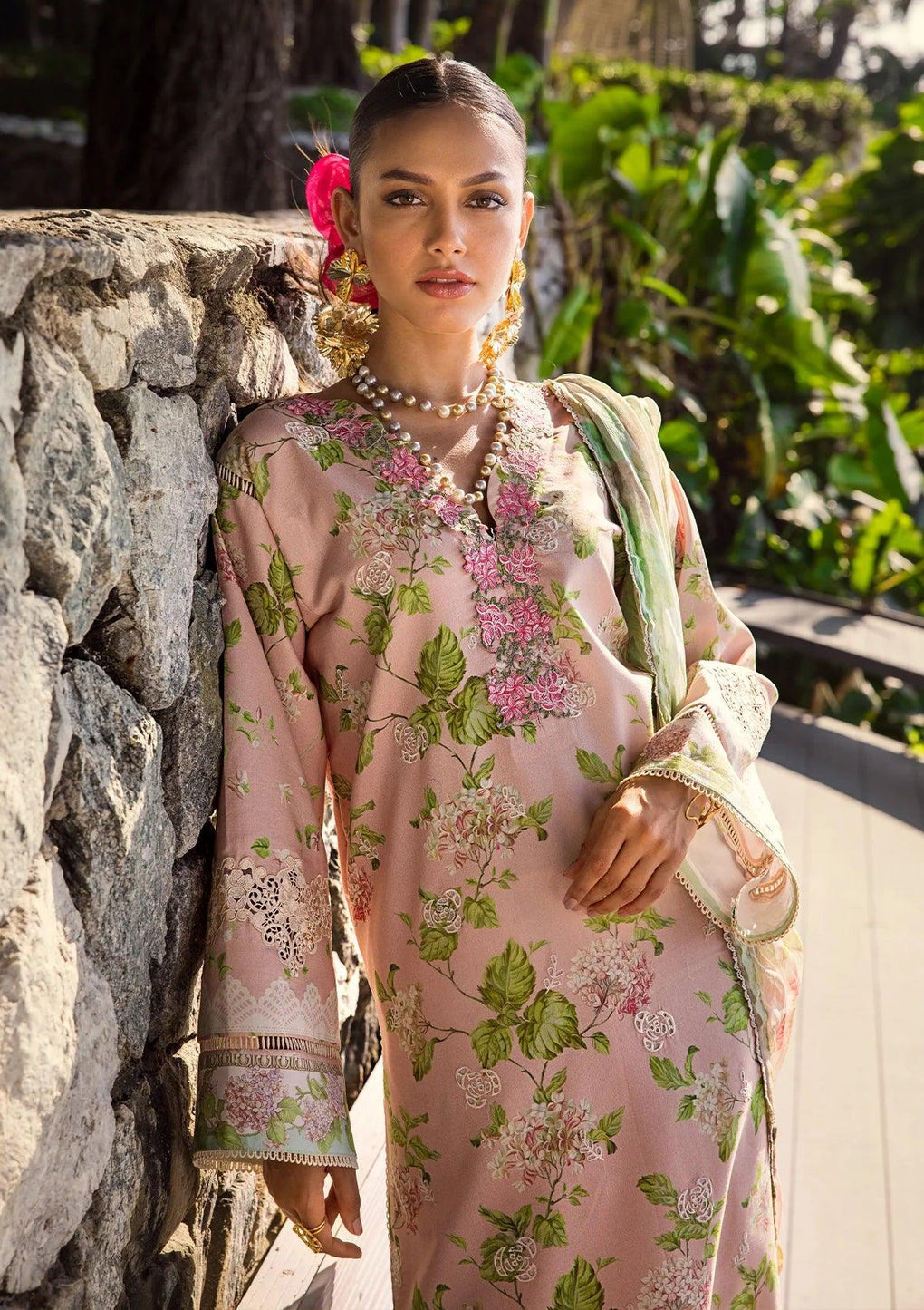 ELAF SIGNATURE 2024 - EMBROIDERED LAWN COLLECTION-ESL-05B DELIGHT DRAPE