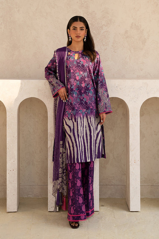 CHARIZMA C-PRINTS-3PC Lawn Shirt with Chiffon Dupatta and Trouser CP4-17