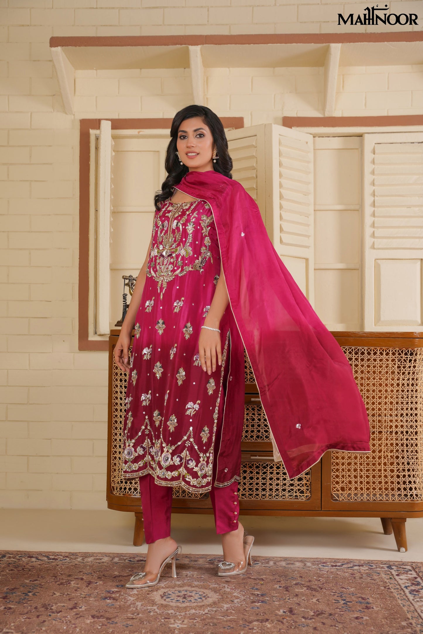 MAHNOOR SILK COLLECTION-LUXURY FORMAL-MCR-1325