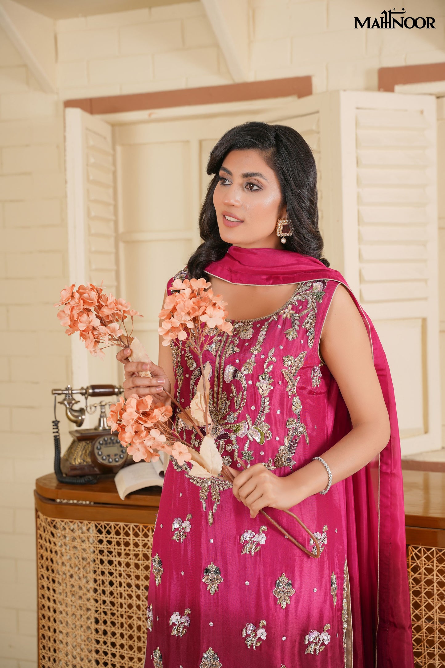 MAHNOOR SILK COLLECTION-LUXURY FORMAL-MCR-1325