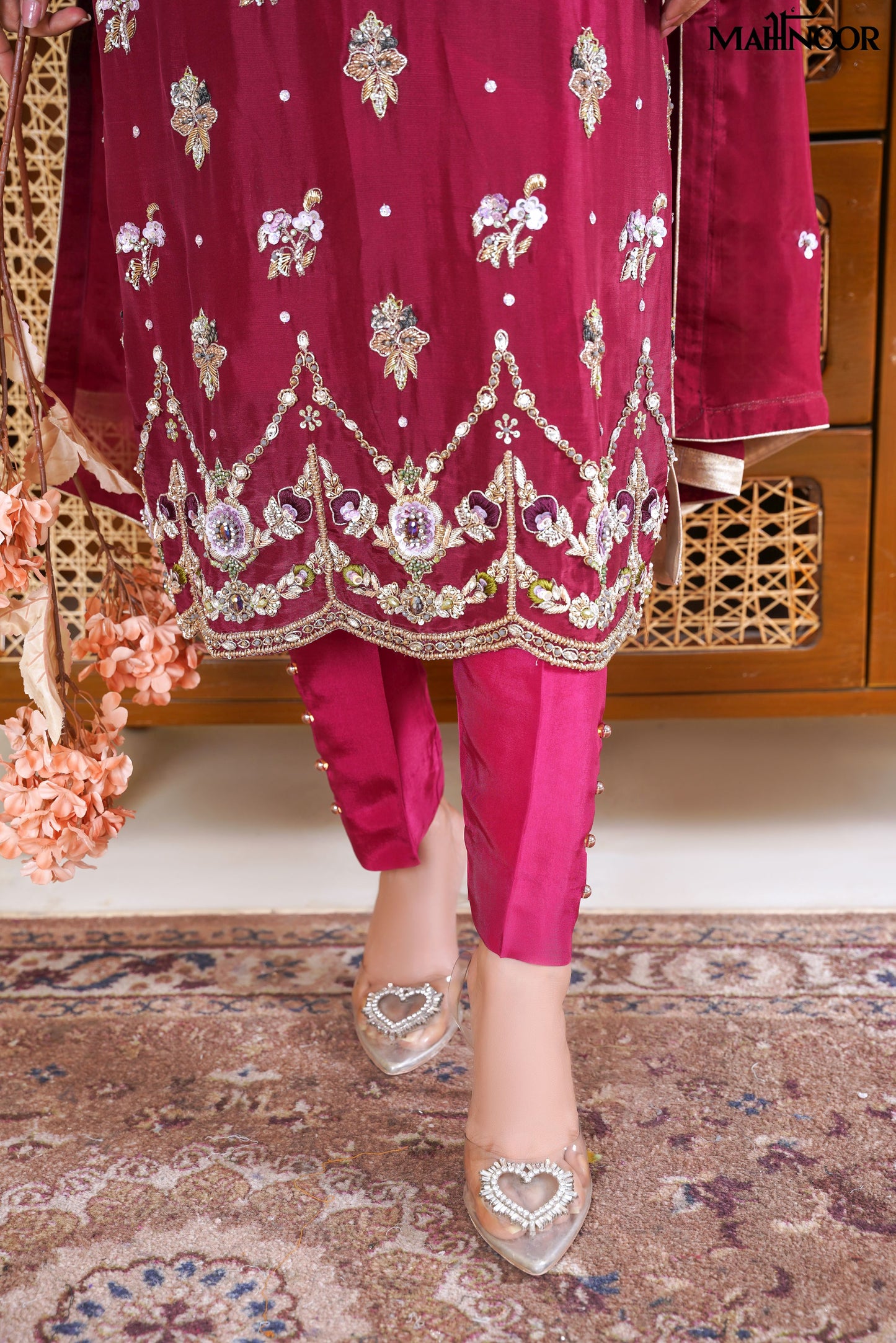 MAHNOOR SILK COLLECTION-LUXURY FORMAL-MCR-1325