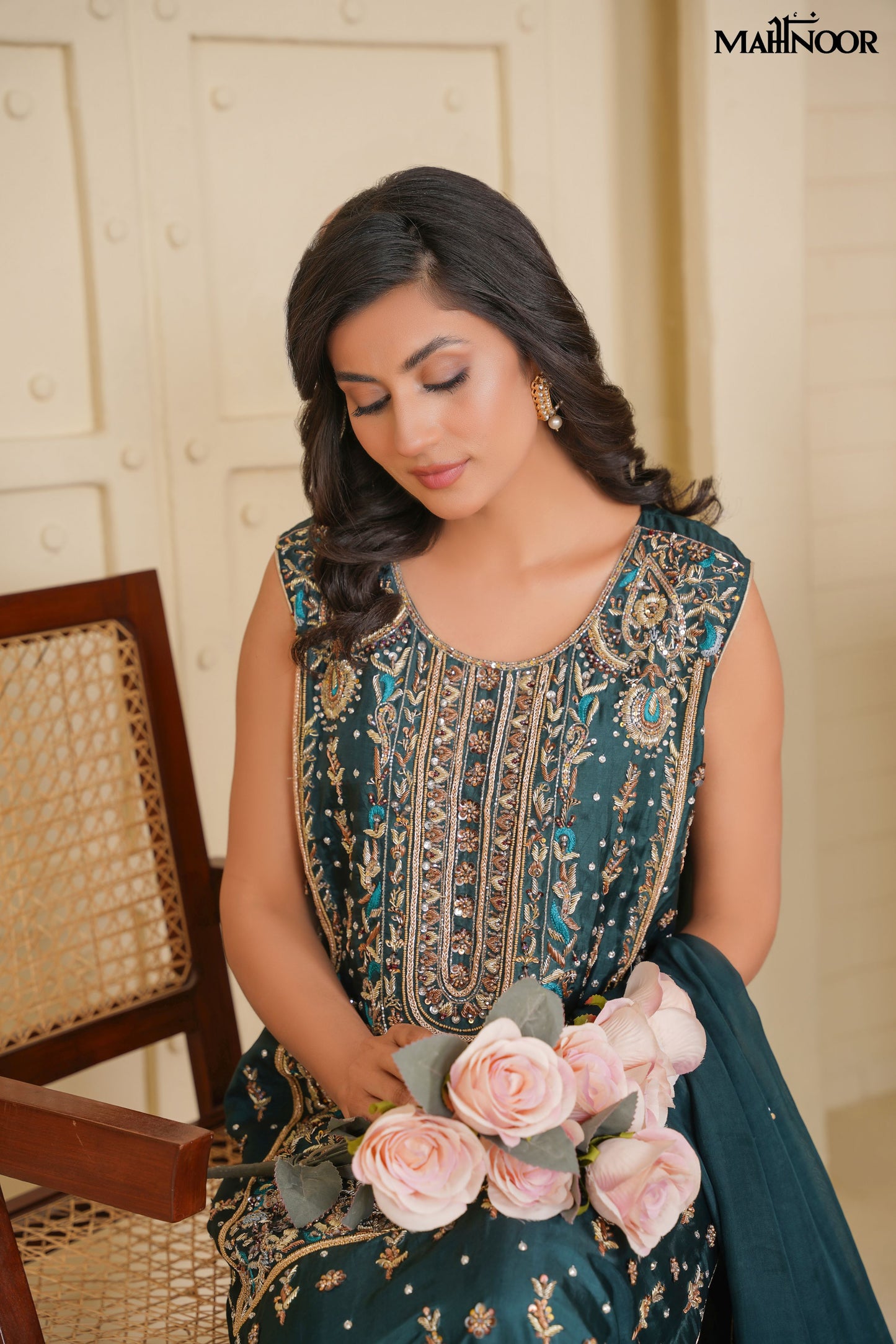 MAHNOOR SILK COLLECTION-LUXURY FORMAL-MCR-1225