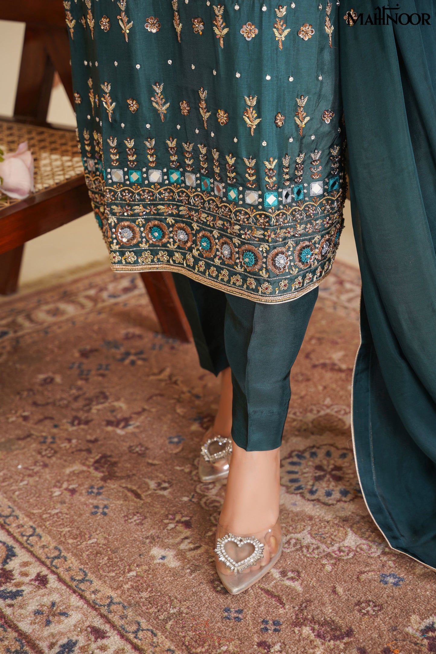 MAHNOOR SILK COLLECTION-LUXURY FORMAL-MCR-1225