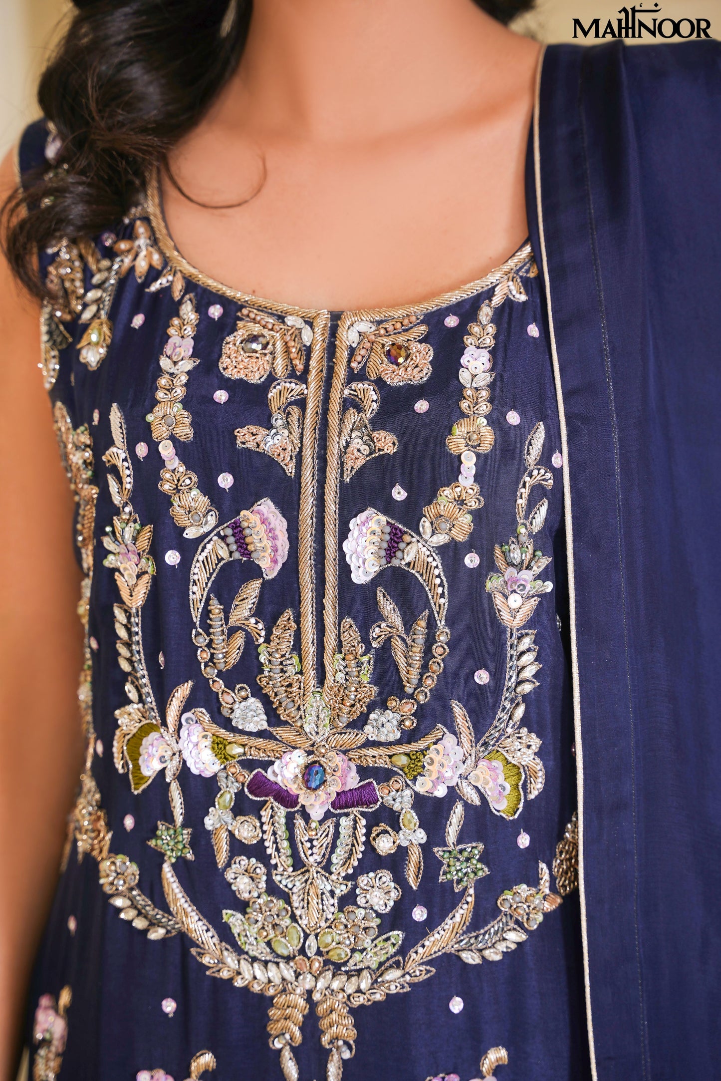 MAHNOOR SILK COLLECTION-LUXURY FORMAL-MCR-1125