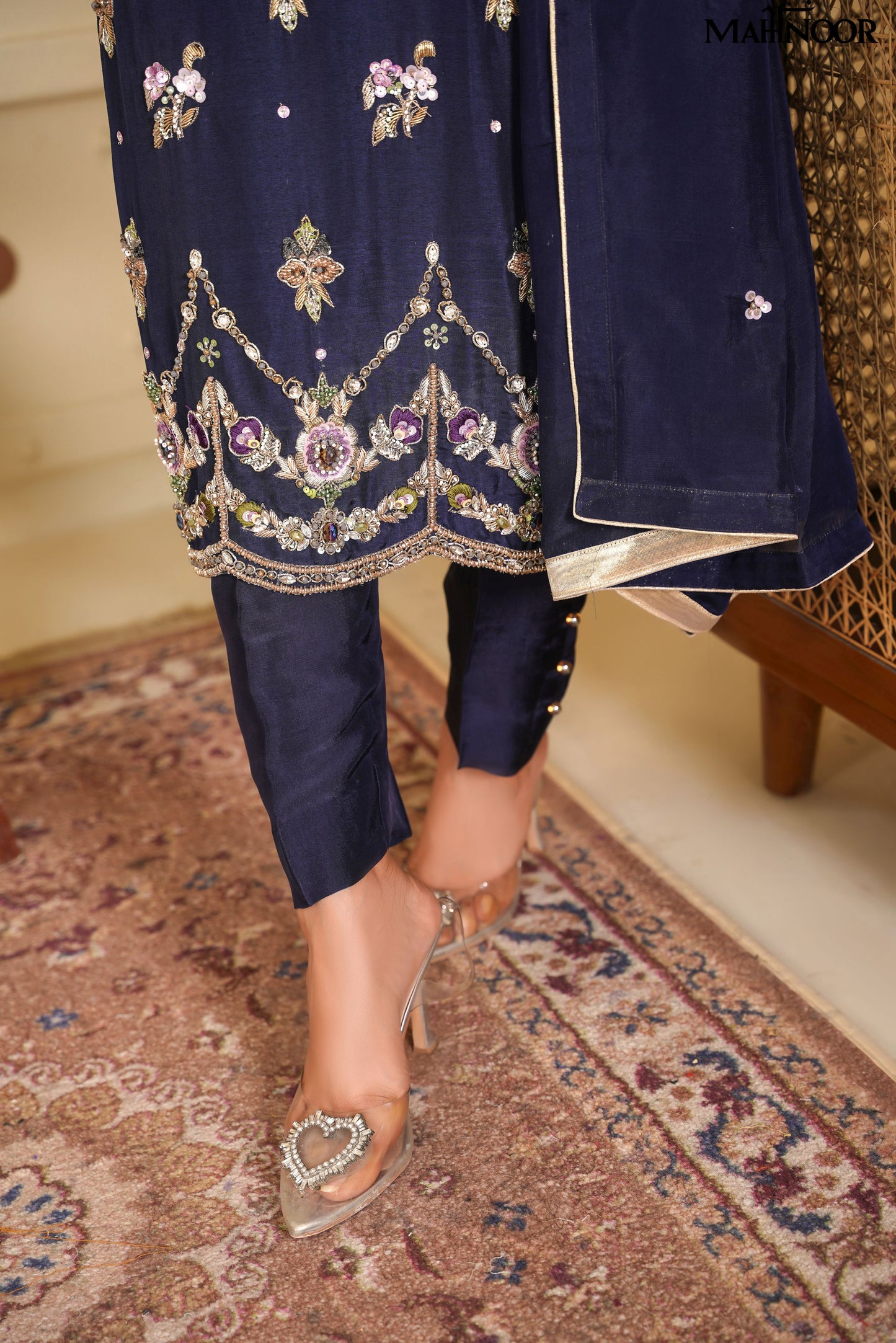 MAHNOOR SILK COLLECTION-LUXURY FORMAL-MCR-1125