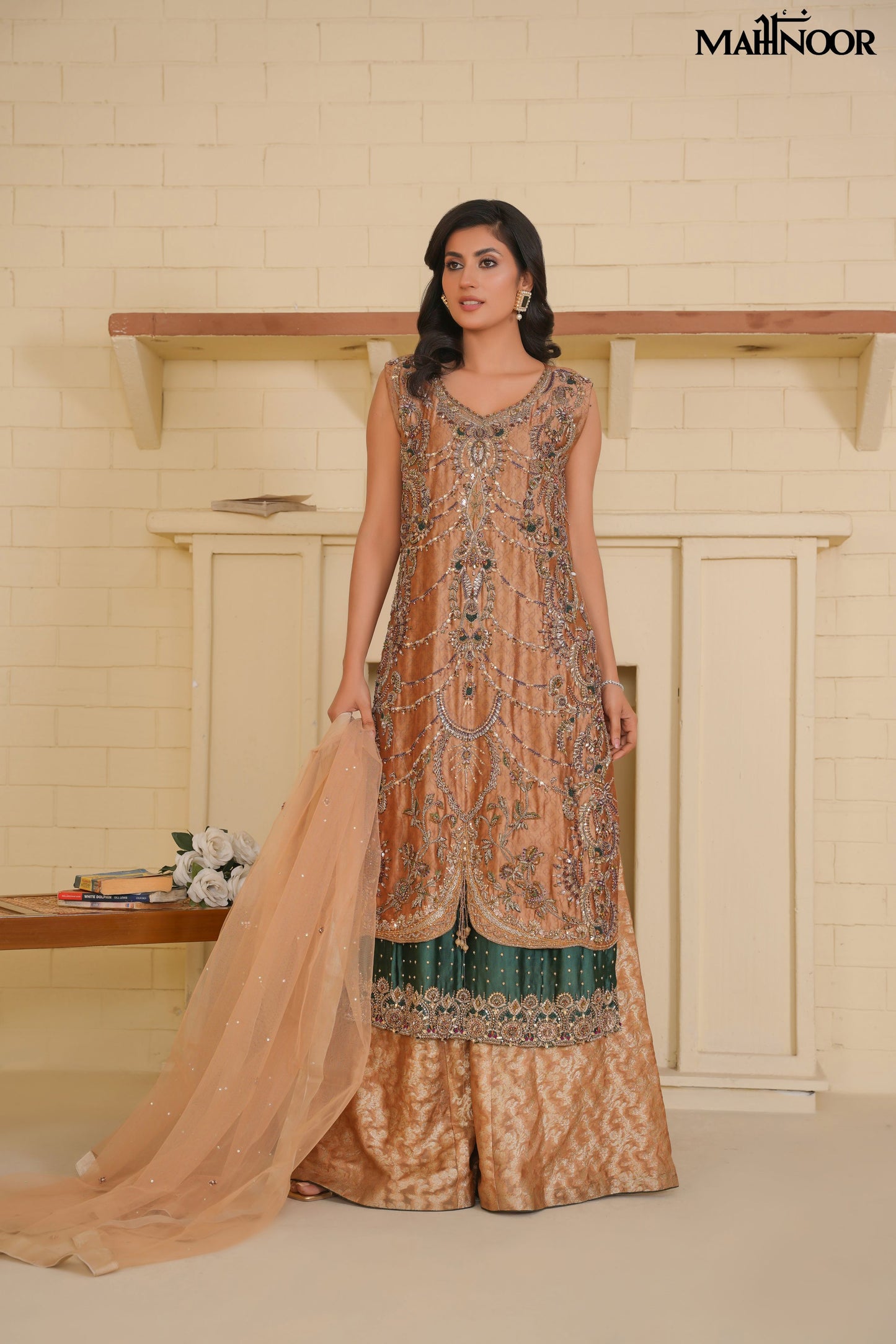 MAHNOOR SILK COLLECTION-LUXURY FORMAL-MNC-4220