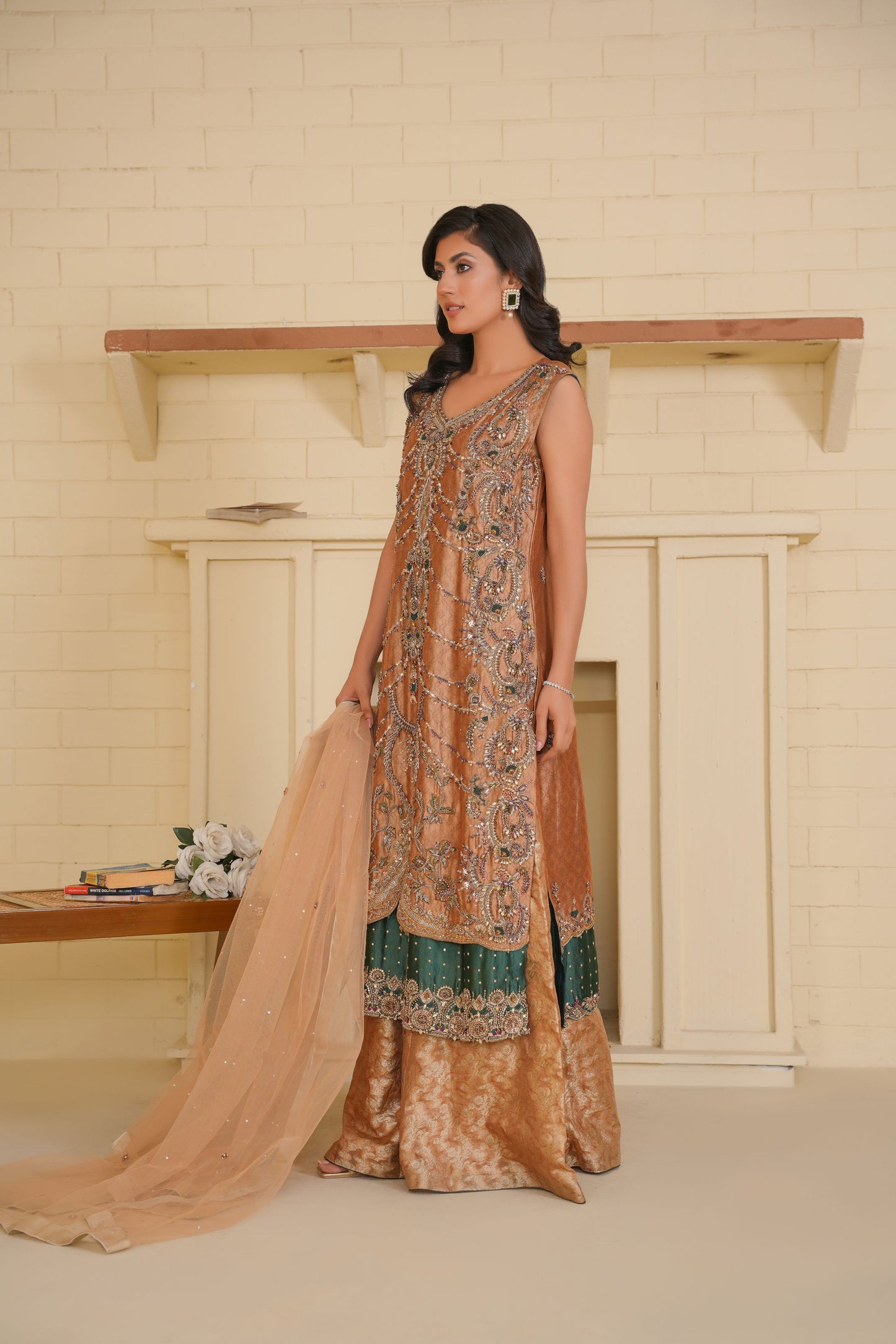 MAHNOOR SILK COLLECTION-LUXURY FORMAL-MNC-4220