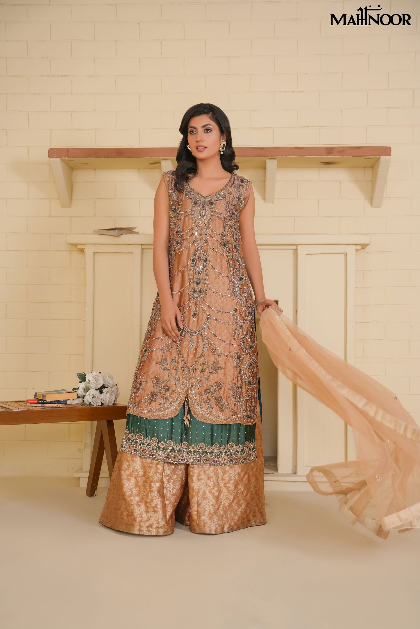 MAHNOOR SILK COLLECTION-LUXURY FORMAL-MNC-4220