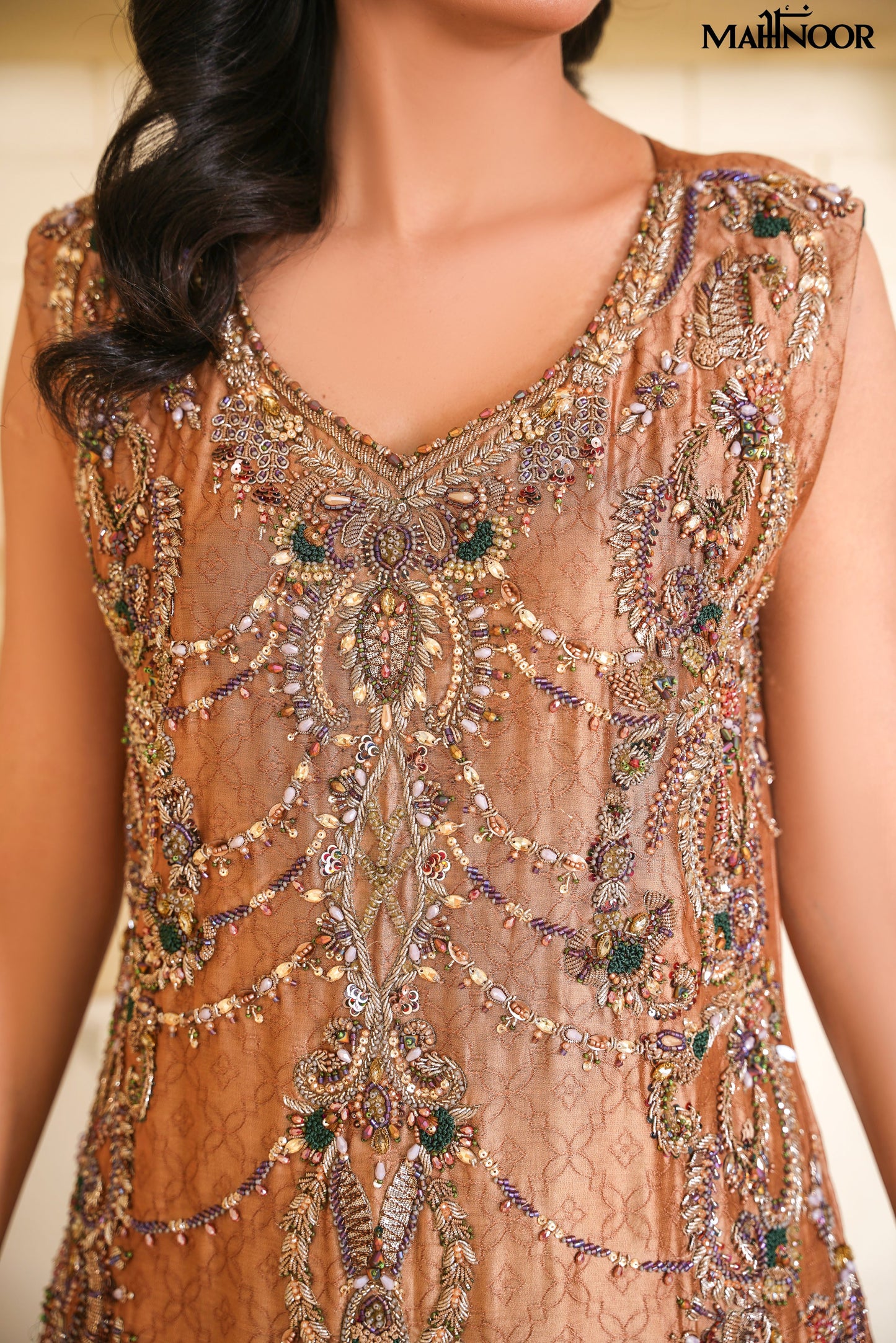 MAHNOOR SILK COLLECTION-LUXURY FORMAL-MNC-4220