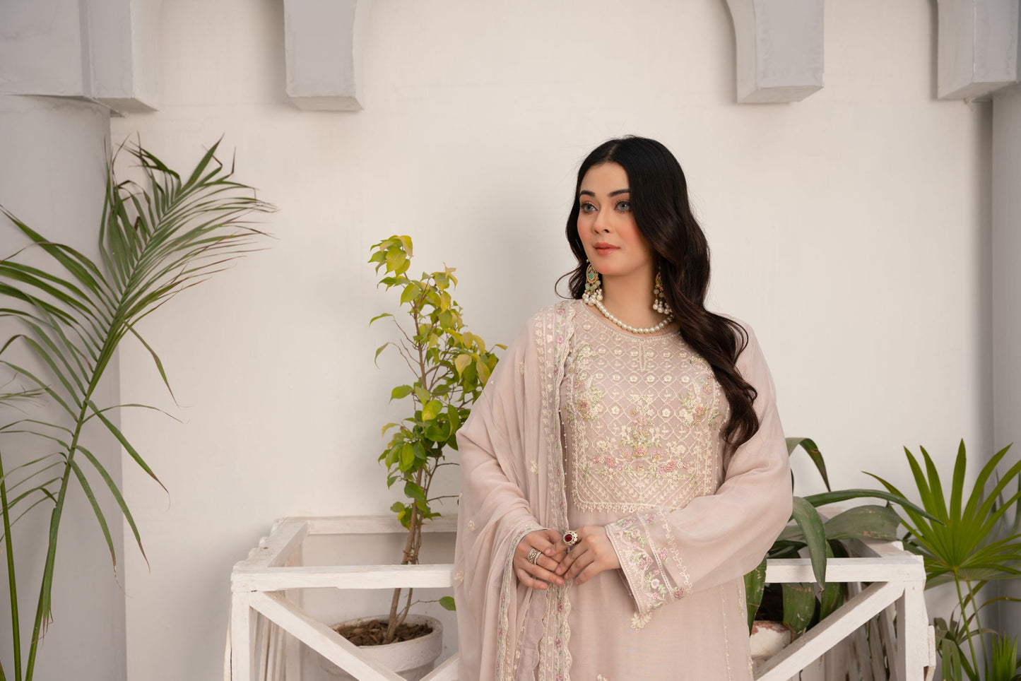 ZOON- Chiffon Shirt And Dupatta ZC-2236