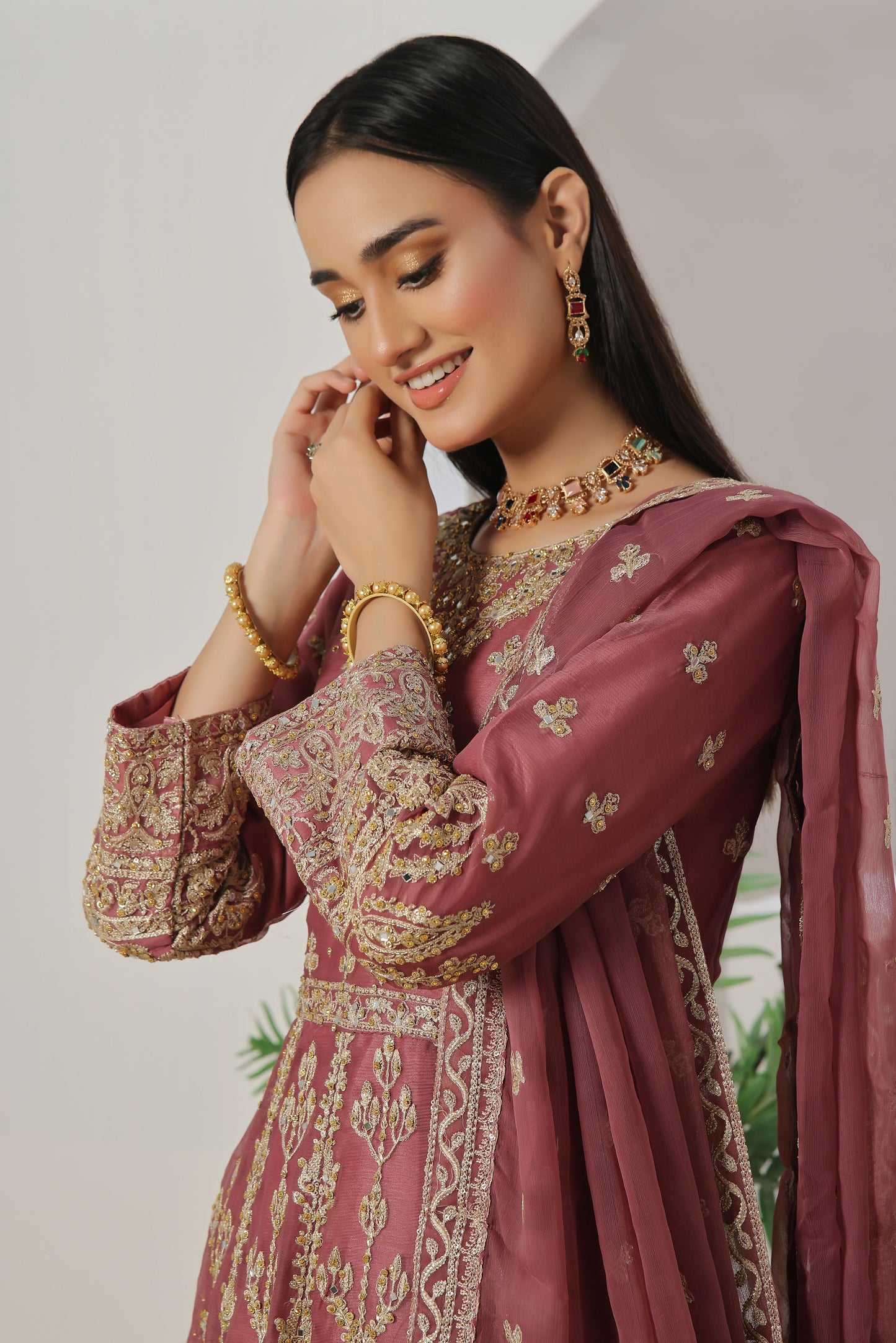 MAHNOOR SILK COLLECTION-LUXURY FORMAL-MNC-7885