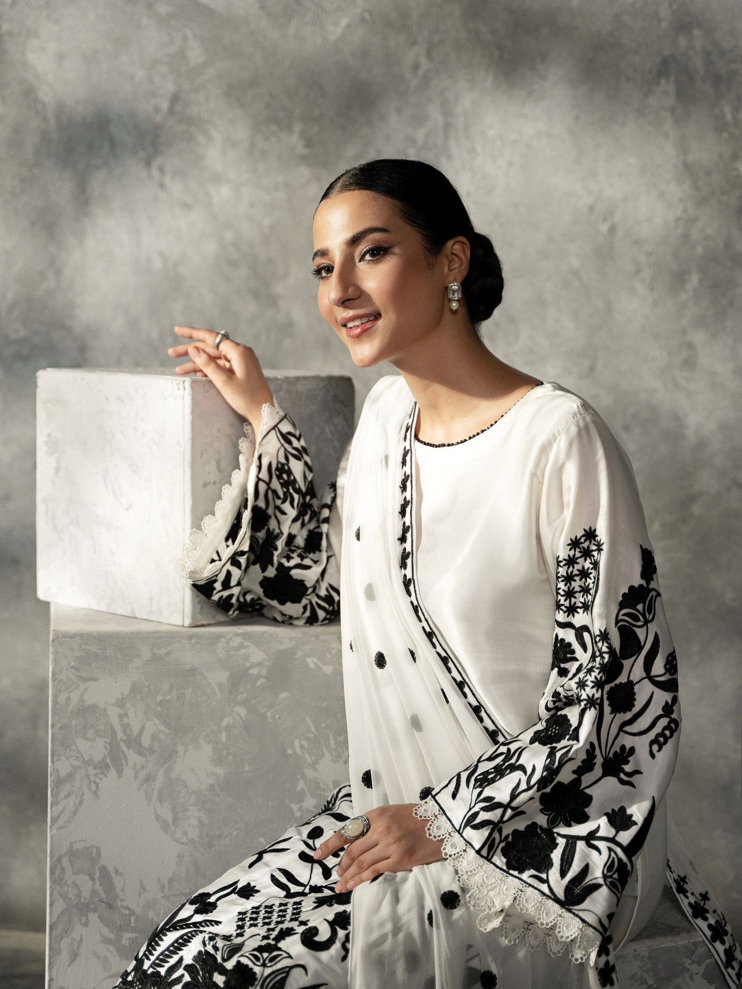 MAHNOOR-CASUAL SILK COLLECTION-MS-11O8-WHITE