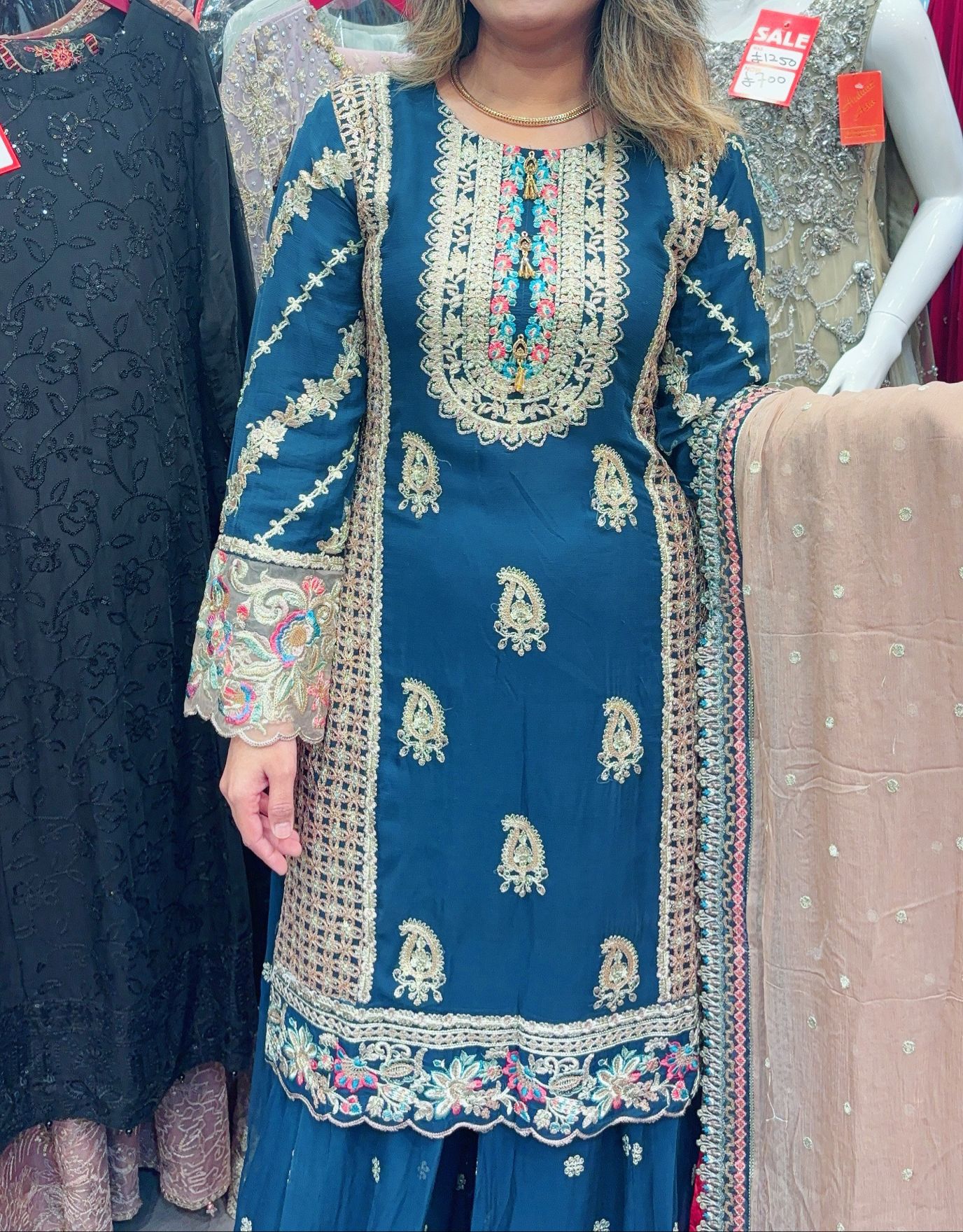 MAHNOOR PARY WEAR COLLECTION-MNC-1986