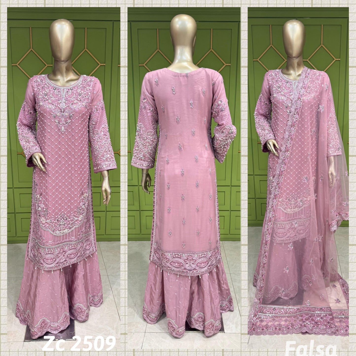 ZOON- Chiffon Black Collection ZC-2509