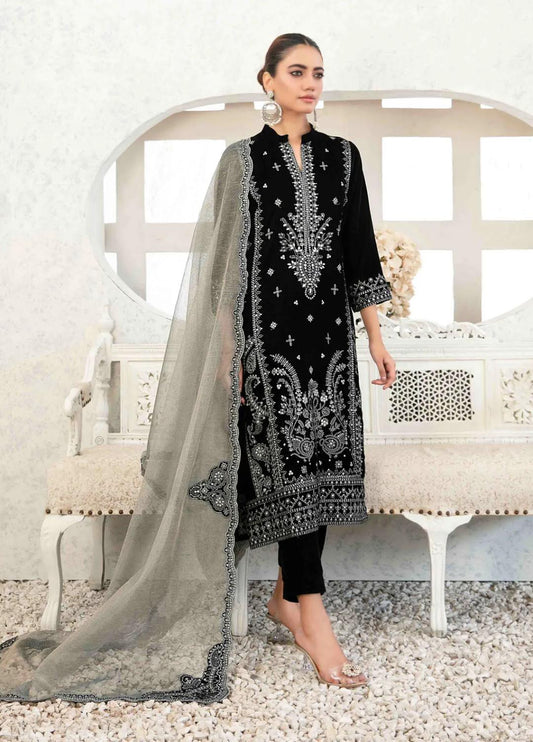 Velvet Reverie Collection By Tawakkal Fabrics | D-4036