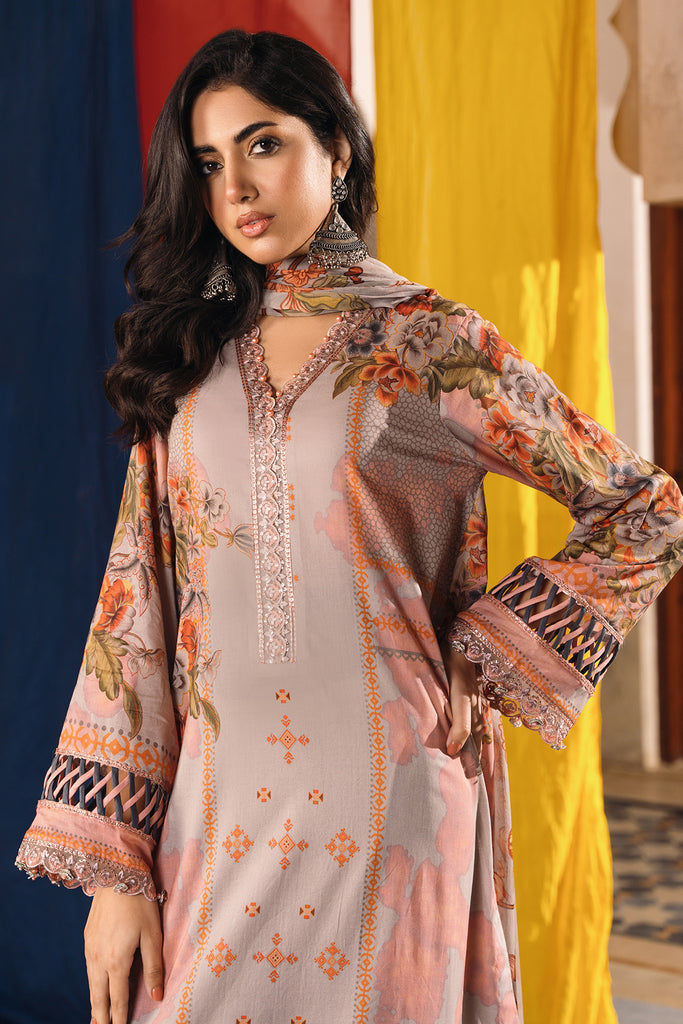 CHARIZMA-3PC Chunri Embroidered Lawn Collection CH4-06