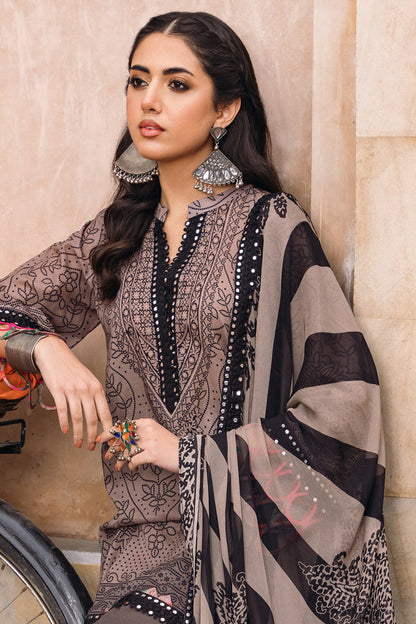 CHARIZMA-3PC Chunri Embroidered Lawn Collection CH4-01