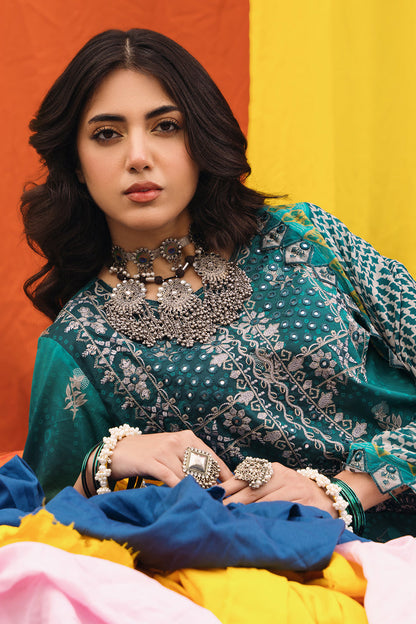 CHARIZMA-3-PC Chunri Embroidered Lawn Collection CH4-07