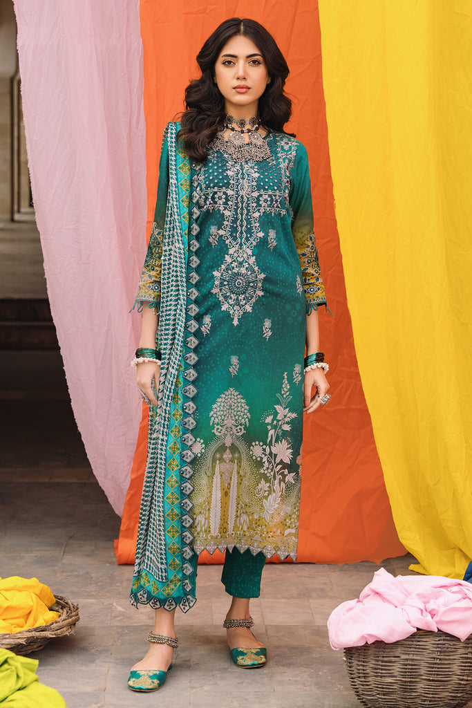 CHARIZMA-3-PC Chunri Embroidered Lawn Collection CH4-07
