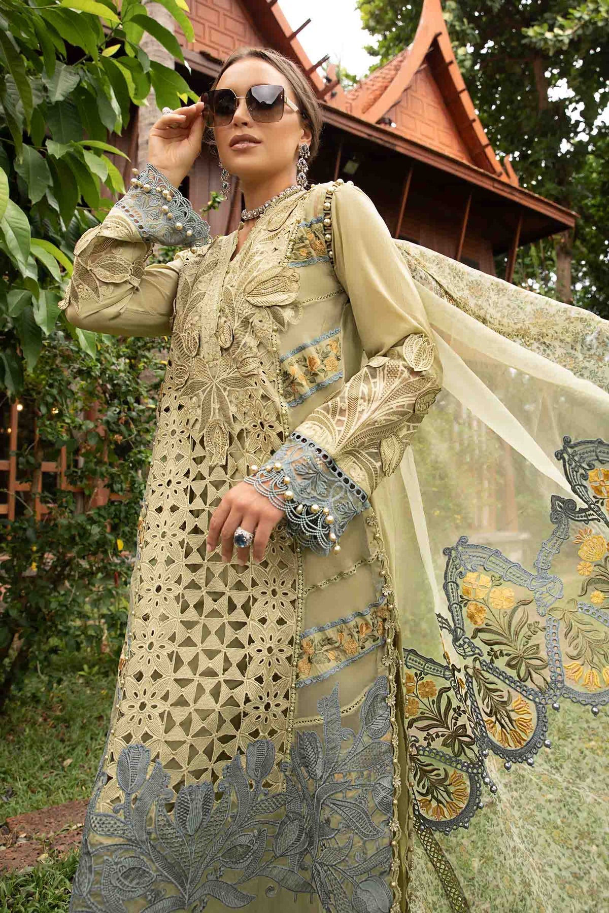 MARIA.B-3 Piece stitched Suit | EID LAWN-24-10