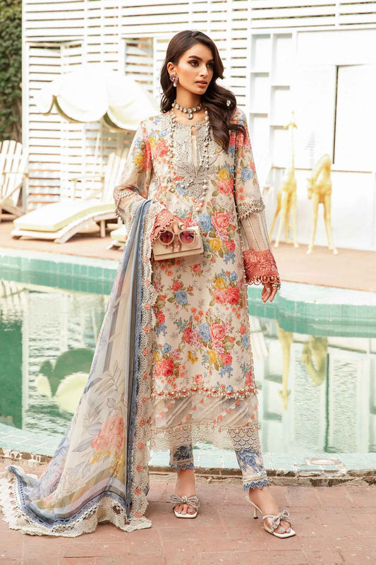 MARIA.B 3 Piece Printed Suit | MPT-2204-A