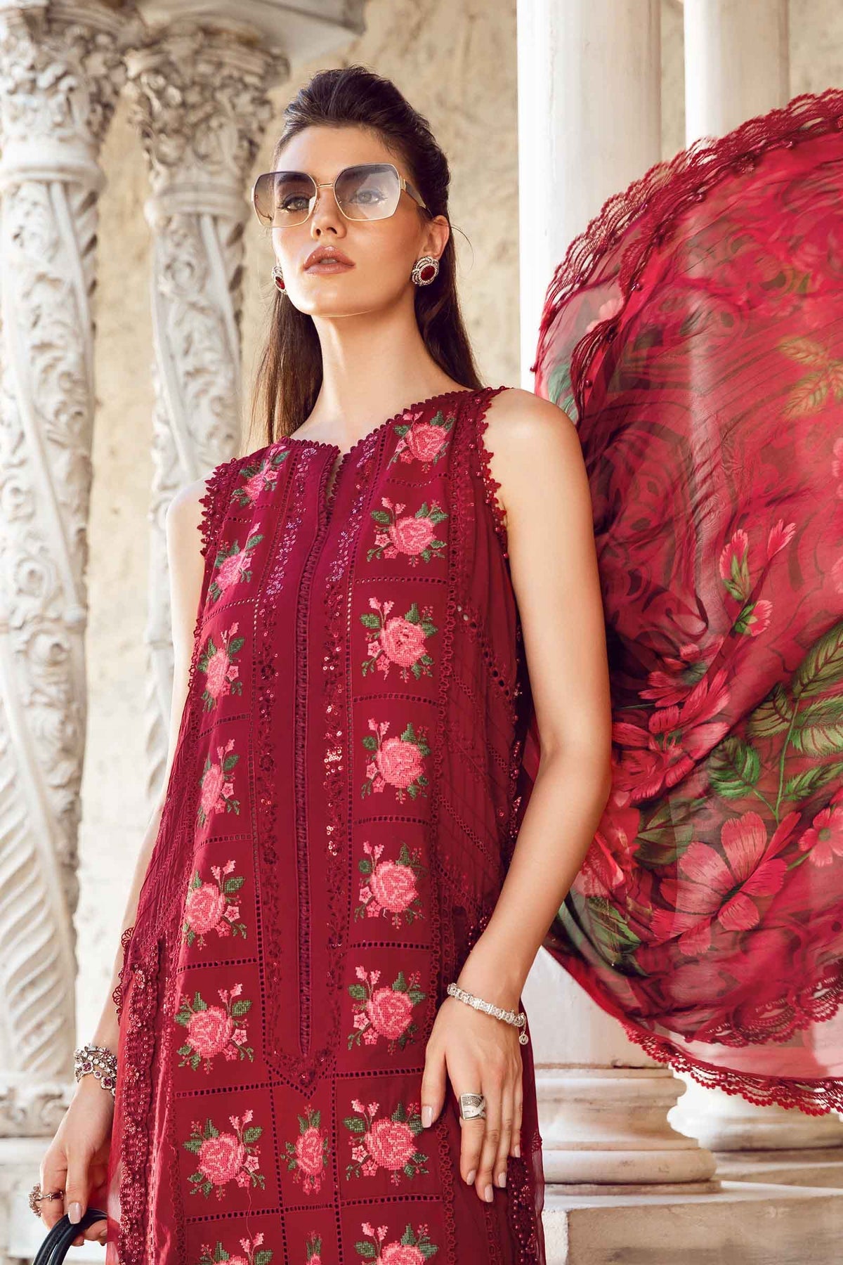 MARIA.B-3 Piece stitched Suit | EID LAWN-24-05