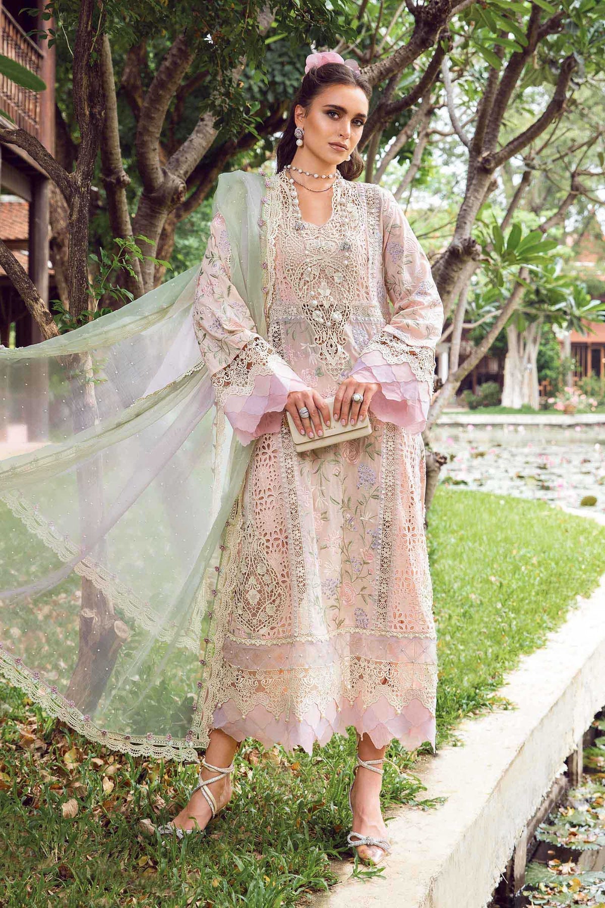 MARIA.B-3 Piece stitched Suit | EID LAWN-24-07