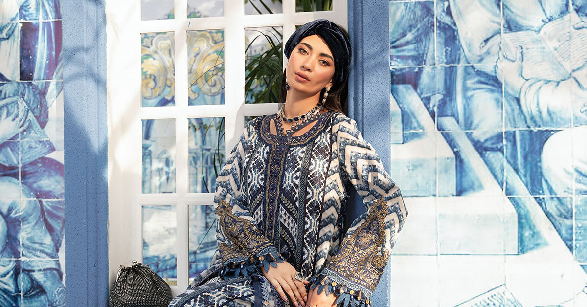 Maria.B 3 Piece Printed Suit | MPT-2208-B