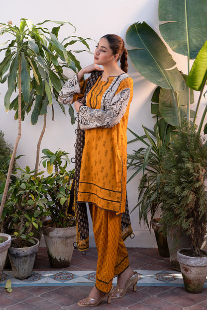 CHARIZMA C-PRINTS-3PC Lawn Shirt with Chiffon Dupatta and Trouser CP4-18