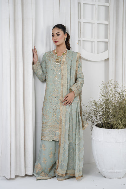 MAHNOOR COLLECTION-READY TO WEAR-MNC-SHARARA