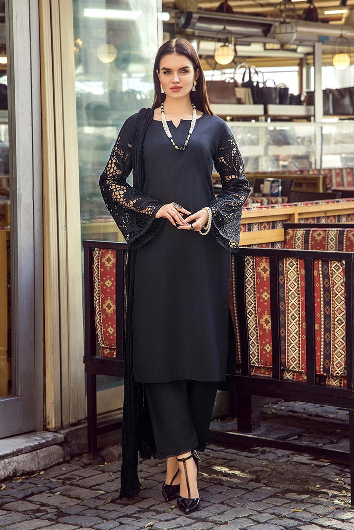 KHUDA BAKSH-READY TO WEAR F-132 BLACK