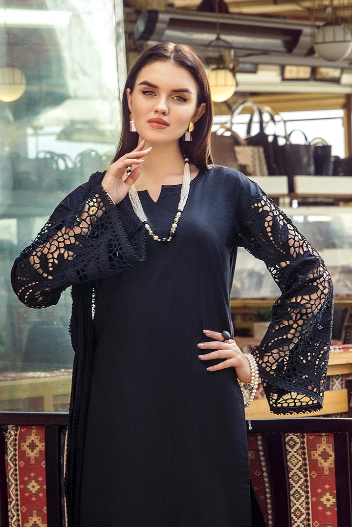 KHUDA BAKSH-READY TO WEAR F-132 BLACK