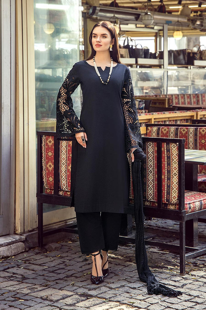 KHUDA BAKSH-READY TO WEAR F-132 BLACK