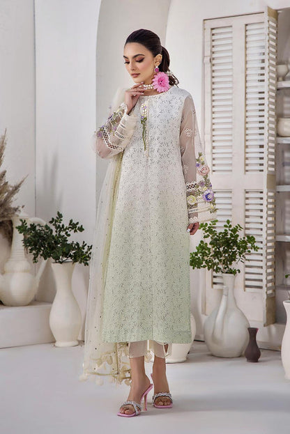 KHUDA BAKSH-READY TO WEAR F-136 OLIVE GREEN