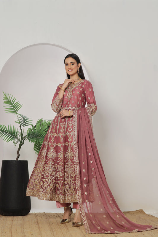 MAHNOOR SILK COLLECTION-LUXURY FORMAL-MNC-7885