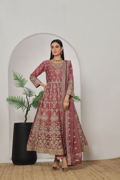 MAHNOOR SILK COLLECTION-LUXURY FORMAL-MNC-7885