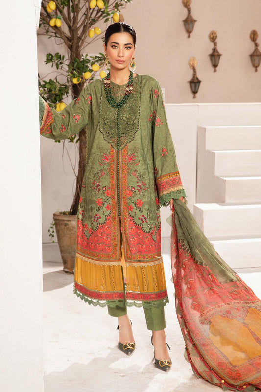 MARIA.B 3 Piece Printed Suit | MPT-2206-A