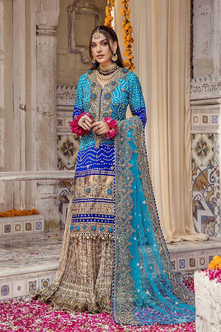 KHUDA BAKSH PARTY WEAR P-244 TURQUOISE COLOR