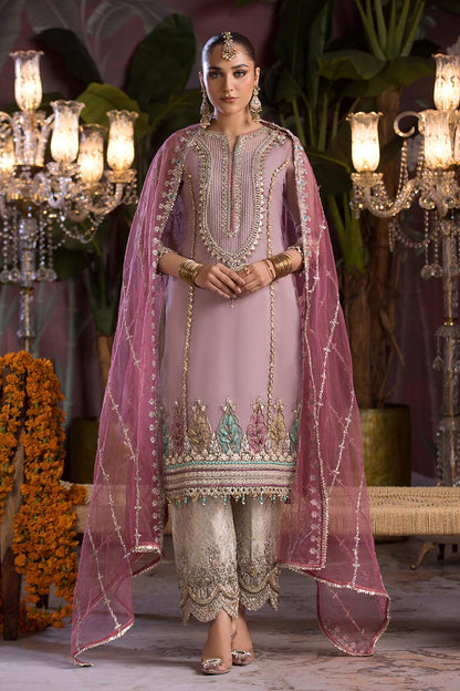 KHUDA BAKSH READY TO WEAR P-258 Mauve