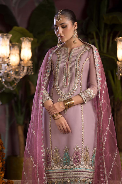 KHUDA BAKSH READY TO WEAR P-258 Mauve