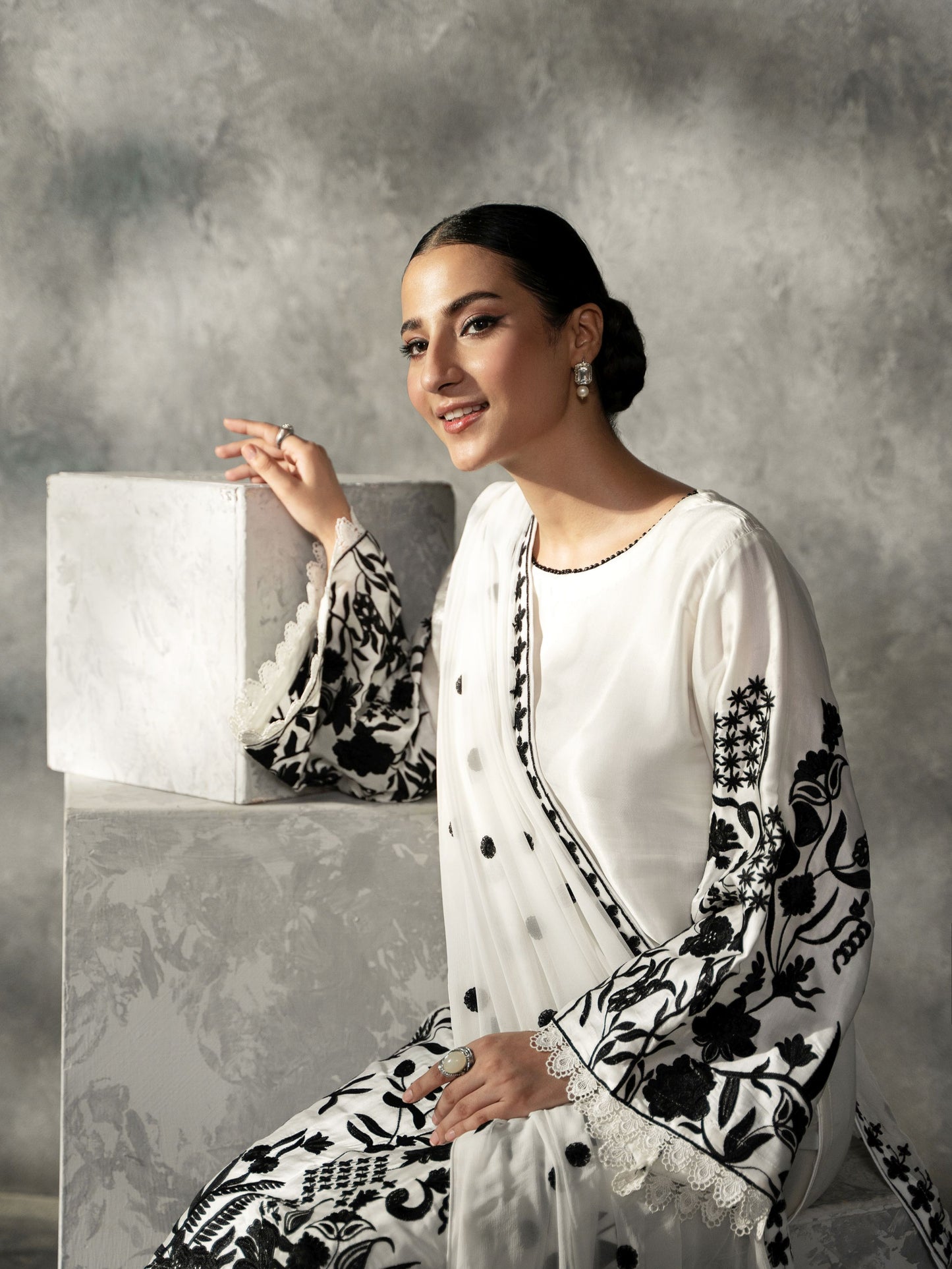 MAHNOOR-CASUAL SILK COLLECTION-MS-11O8-WHITE