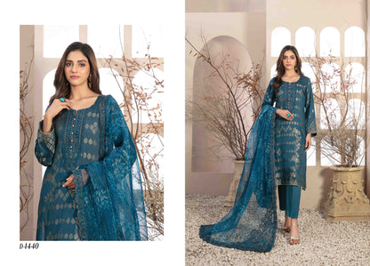 Tawakkal New Staple Banarsi-Printed Embroidered Dupatta Collection 2024-D-1440