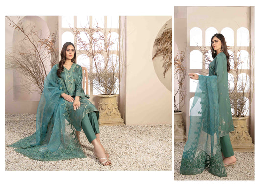 Tawakkal New Staple Banarsi-Printed Embroidered Dupatta Collection 2024-D-1443