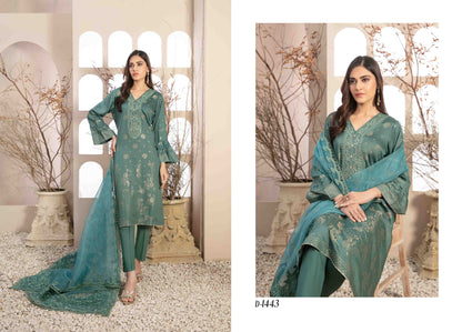 Tawakkal New Staple Banarsi-Printed Embroidered Dupatta Collection 2024-D-1443