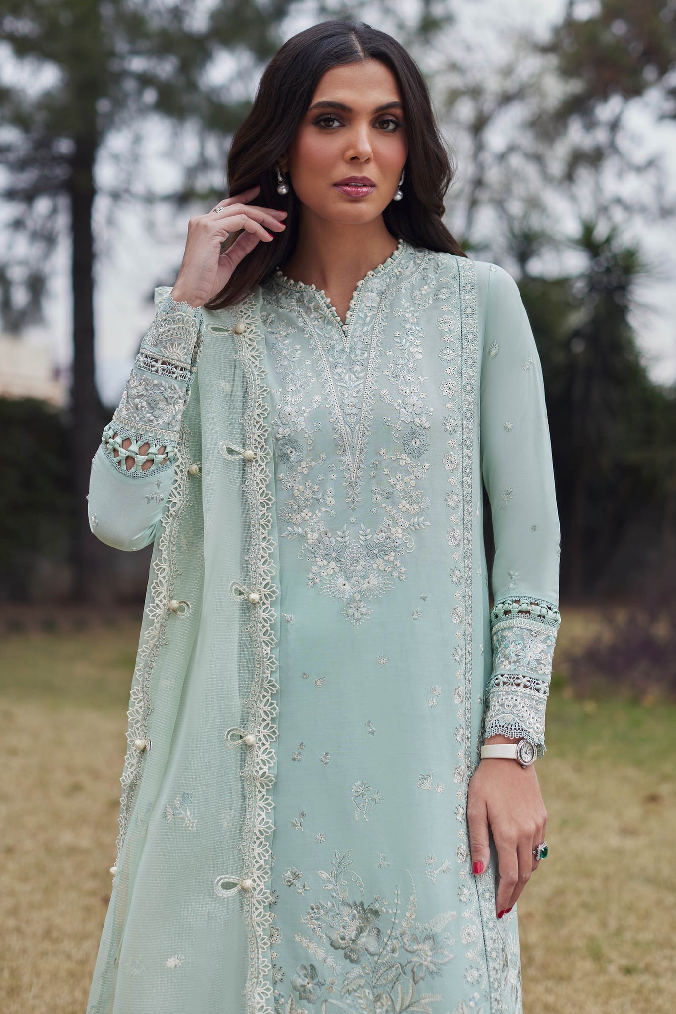 ELAN- MINA LAWN 3 Piece Suit (EL24-01 B)