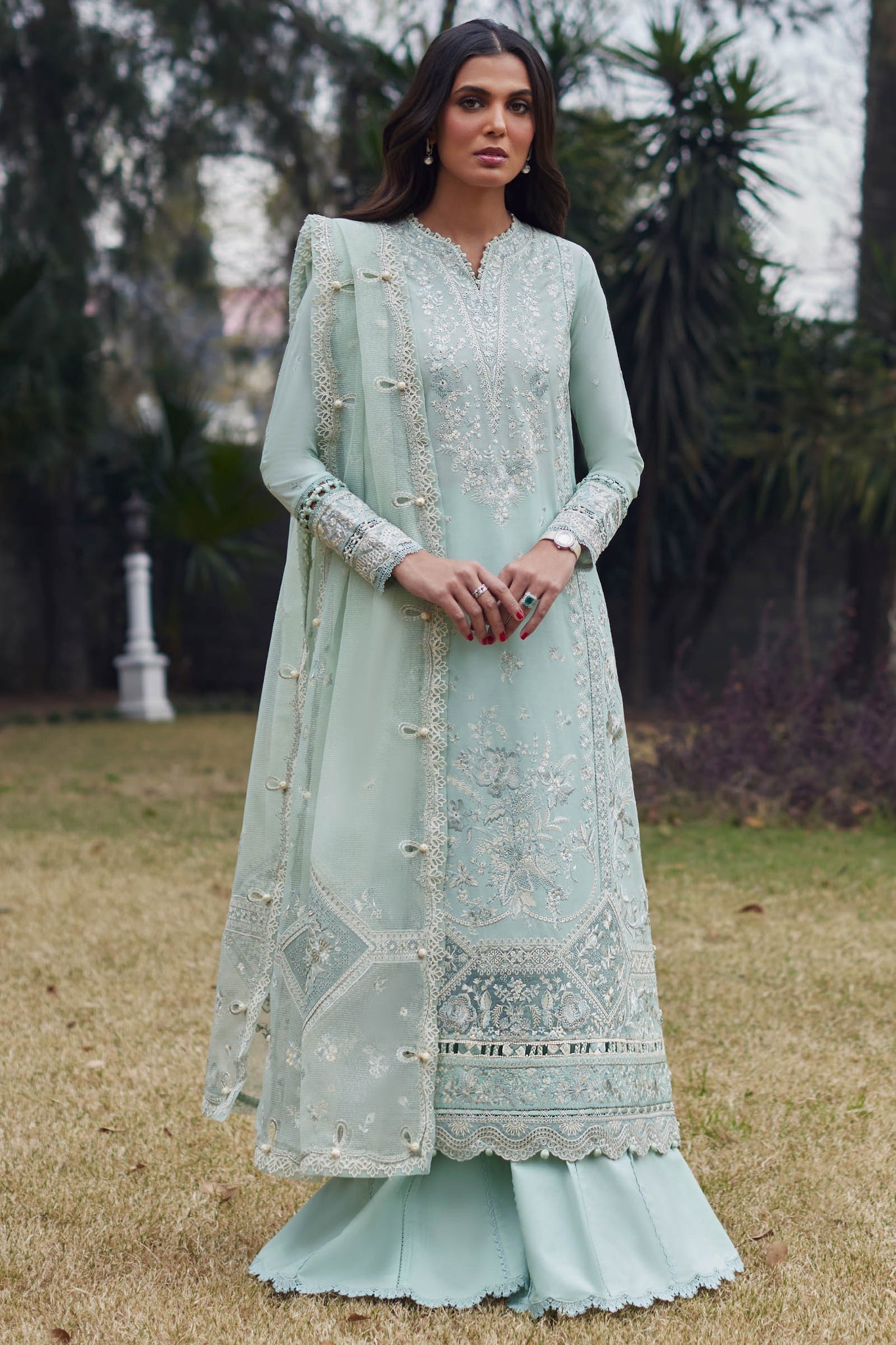 ELAN- MINA LAWN 3 Piece Suit (EL24-01 B)