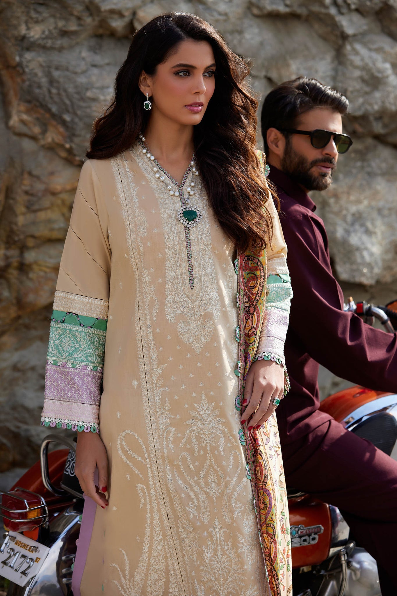 ELAN-SHERINE LAWN 3 Piece Suit (EL24-07 B)