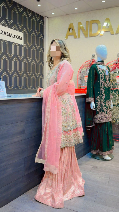 MAHNOOR BRIDAL COLLECTION-MNC-BRIDAL-PINK